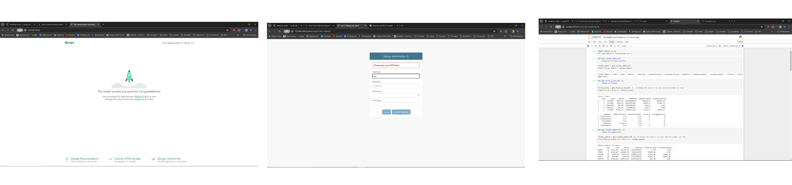 login for website, pandas,